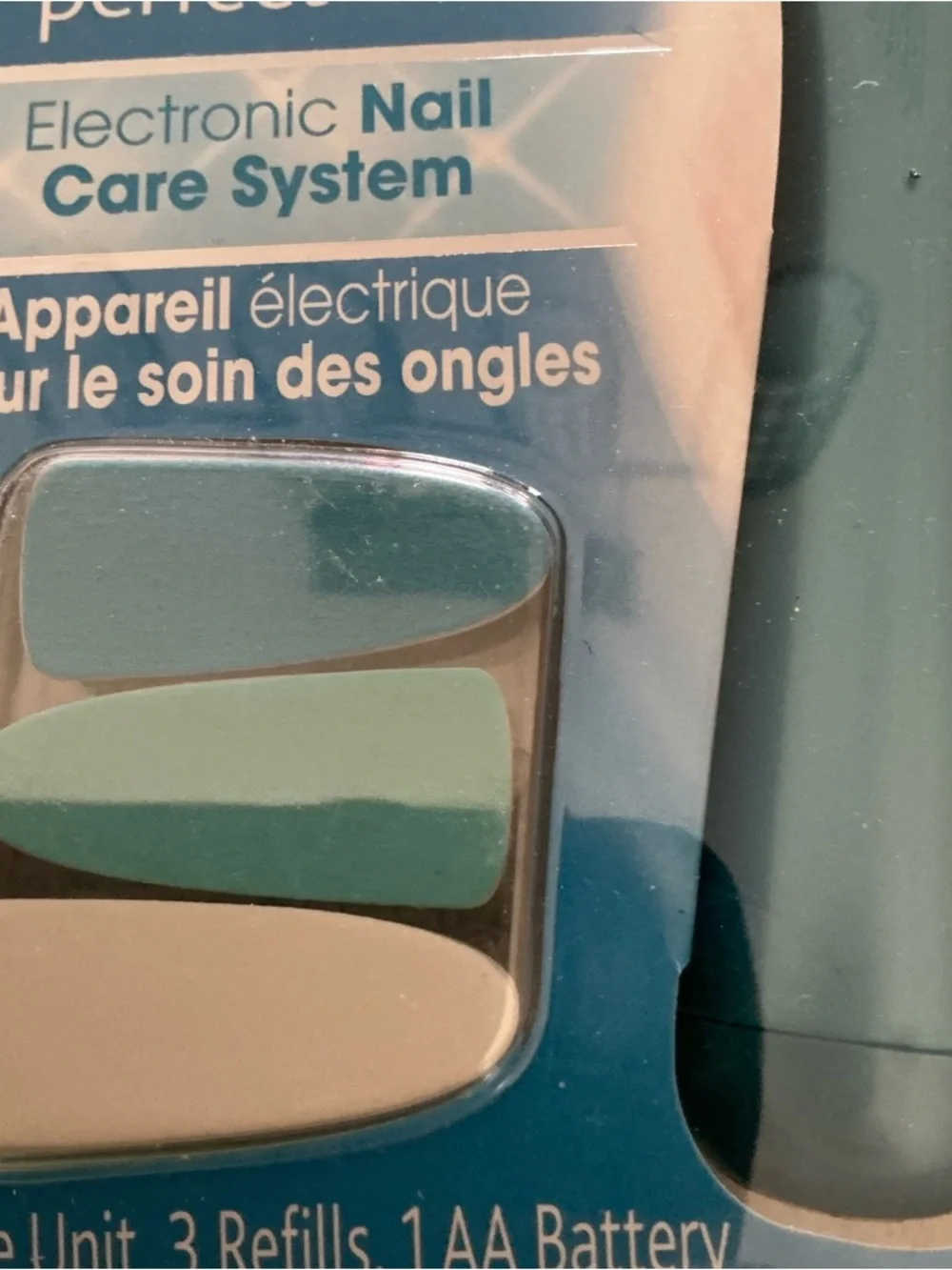 Amope Pedi Perfect Electronic Nail Care System - Teal